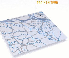 3d view of Parikshitpur