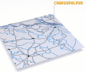 3d view of Char Gopālpur