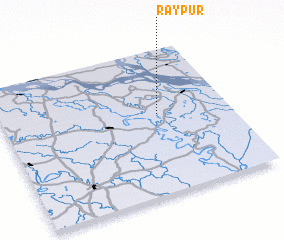 3d view of Rāypur