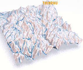 3d view of Thimphu