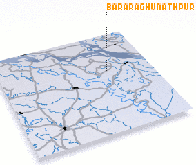 3d view of Bara Raghunāthpur