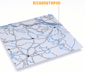 3d view of Biswanāthpur
