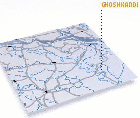 3d view of Ghoshkāndi