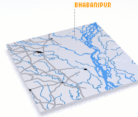 3d view of Bhabānīpur