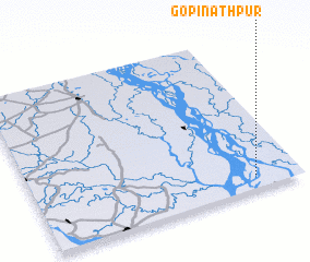 3d view of Gopināthpur