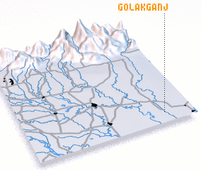 3d view of Golakganj