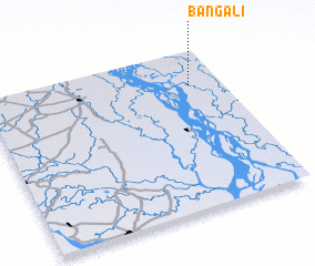 3d view of Bāngāli