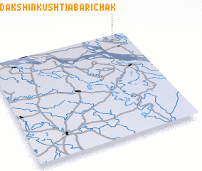 3d view of Dakshin Kushtiābāri Chak