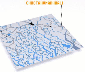 3d view of Chhota Kumārkhāli