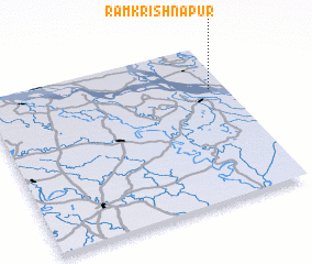 3d view of Rāmkrishnapur