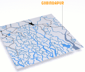 3d view of Gobindapur