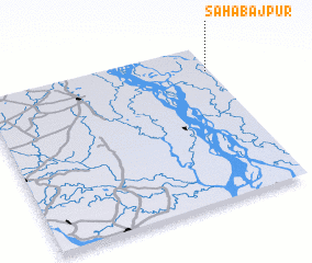 3d view of Sāhābājpur