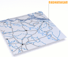 3d view of Rādhānagar