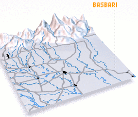 3d view of Bāsbāri