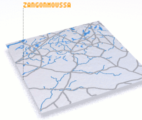 3d view of Zangon Moussa
