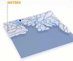 3d view of Ikot Nko