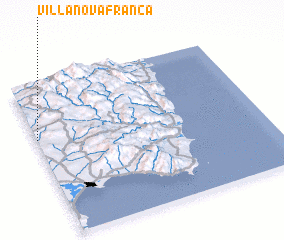 3d view of Villanovafranca