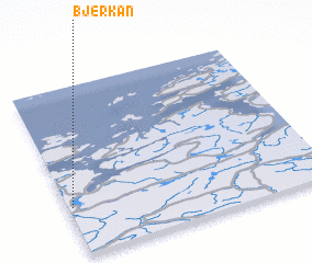 3d view of Bjerkan