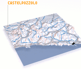 3d view of Castelpozzolo