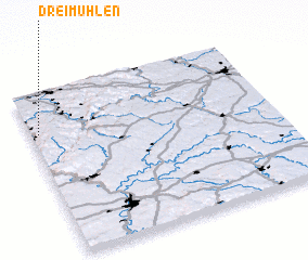 3d view of Dreimühlen