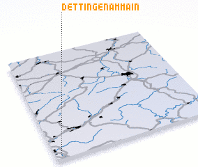 3d view of Dettingen am Main