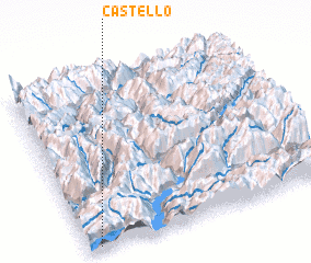 3d view of Castello