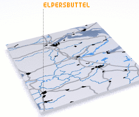 3d view of Elpersbüttel