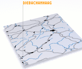 3d view of Diebach am Haag