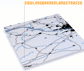 3d view of Siedlung Bremer Landstraße