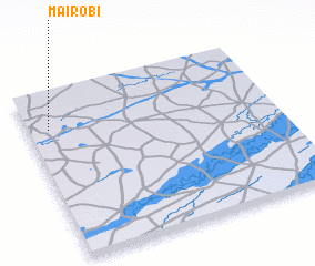 3d view of Mairobi