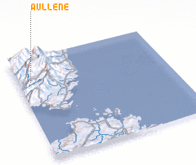 3d view of Aullène