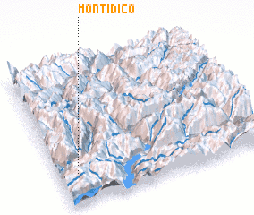 3d view of Monti di Cò