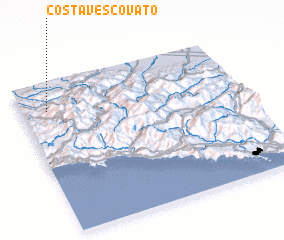 3d view of Costa Vescovato