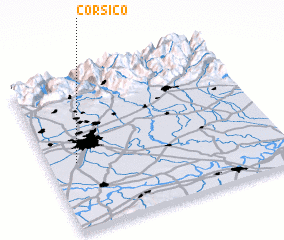 3d view of Corsico