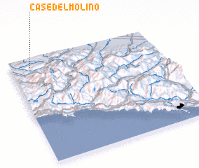 3d view of Case del Molino