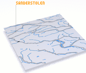 3d view of Sanderstølen