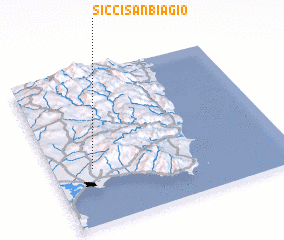 3d view of Sicci San Biagio