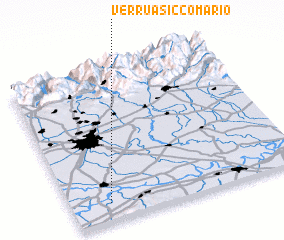 3d view of Verrua Siccomario