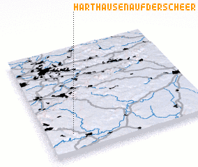 3d view of Harthausen auf der Scheer