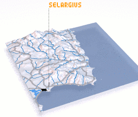 3d view of Selargius