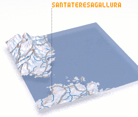 3d view of Santa Teresa Gallura