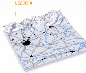 3d view of Lezzeno