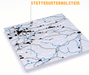 3d view of Stetten unter Holstein