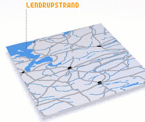 3d view of Lendrup Strand