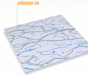 3d view of Jønndalen