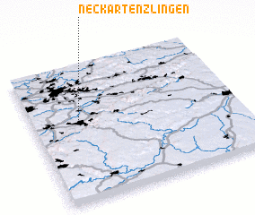 3d view of Neckartenzlingen