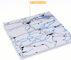 3d view of Gaushorn