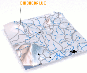 3d view of Dikome Balue