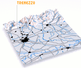 3d view of Tremezzo
