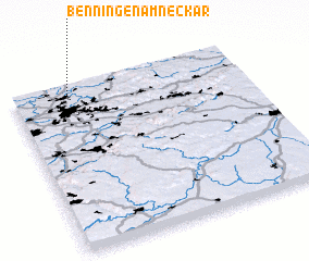 3d view of Benningen am Neckar